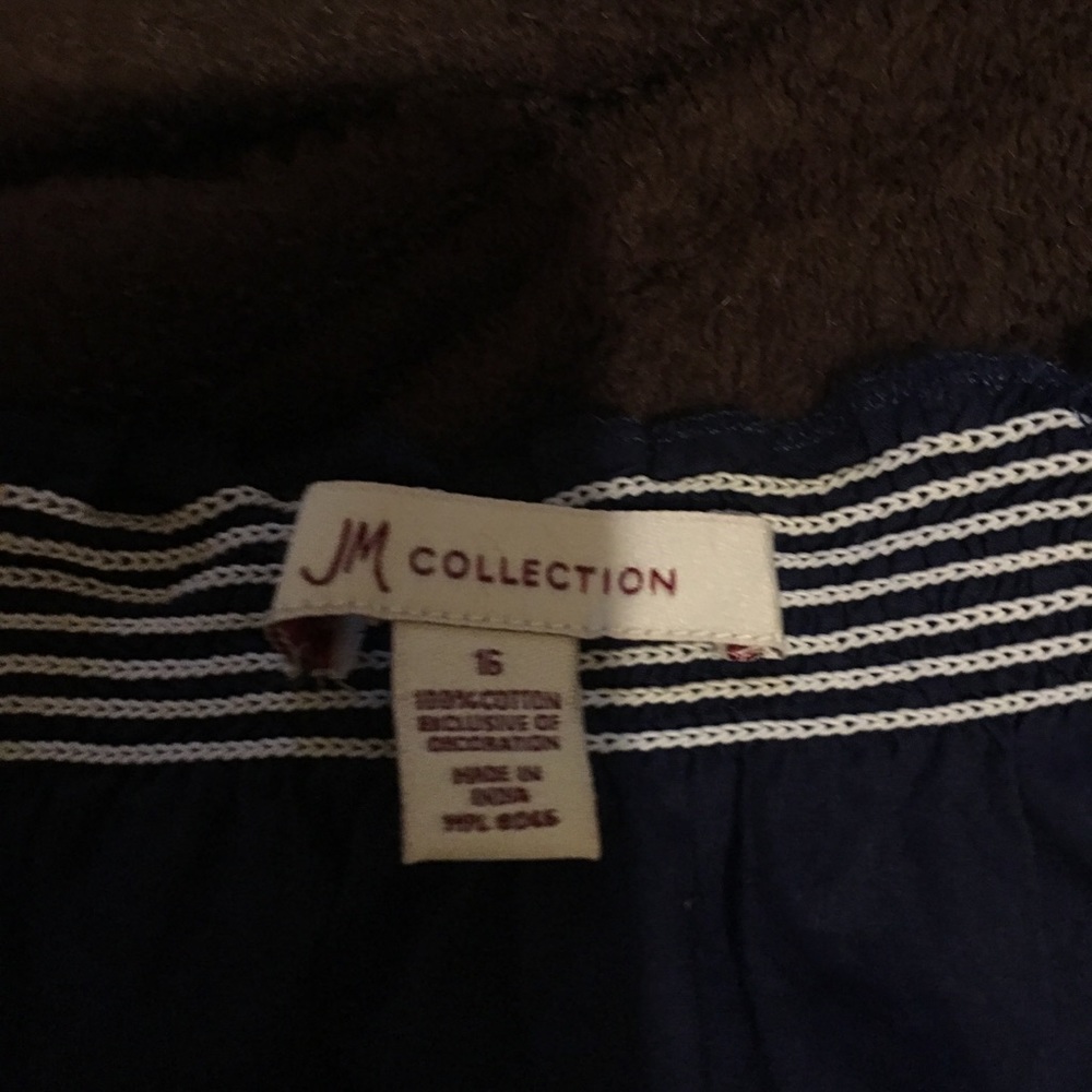 Navy blue blouse